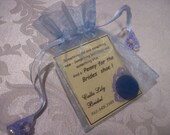 Bridal Lucky blue penny keepsake something blue gift pale blue wedding brides something blue