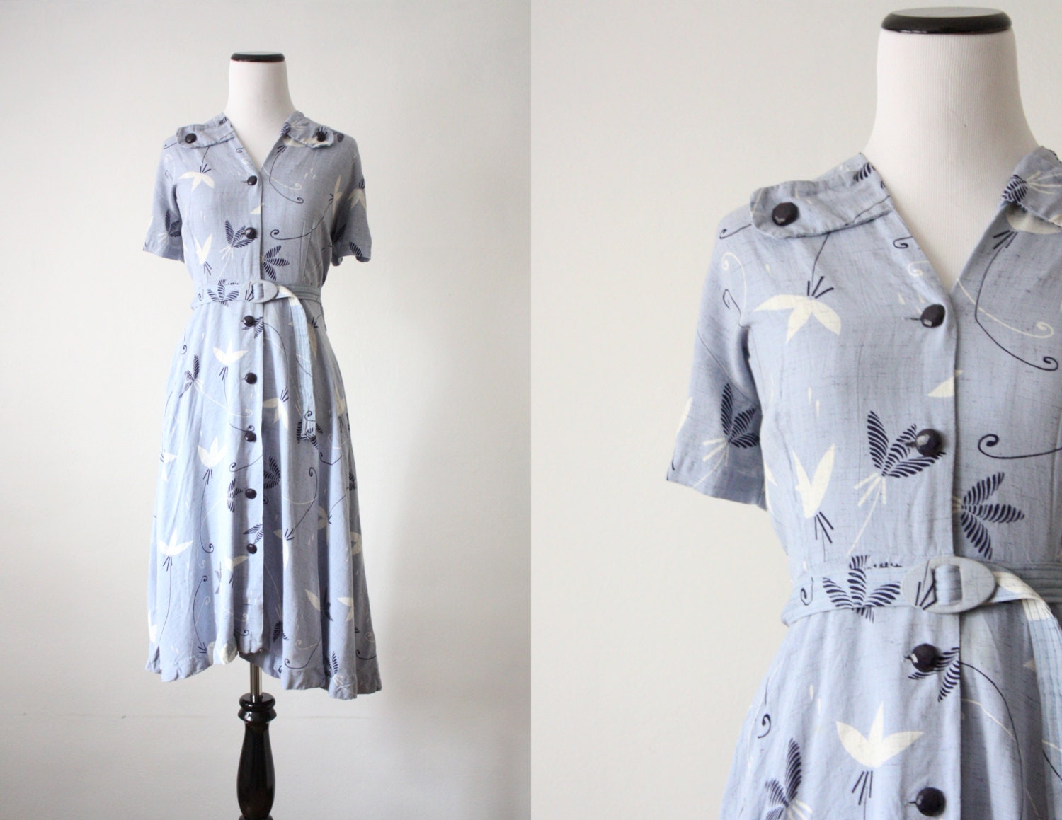 1940's summer vineyard dress