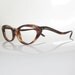 Vintage 1960s Tortoiseshell Cat Eye Optical Frames Eyewear Eyeglasses 60s Womens Rhinestone Mad Men Chic