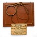 1928 Parachute Rip Cord Wall Hanging Plaque No. 3 / Vintage Oddity