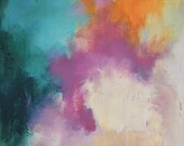 Spring 2 - original abstract oil painting 12x16 inch SALE 25% OFF