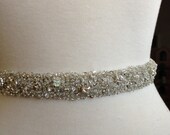 Wedding Belt with Rhinestones