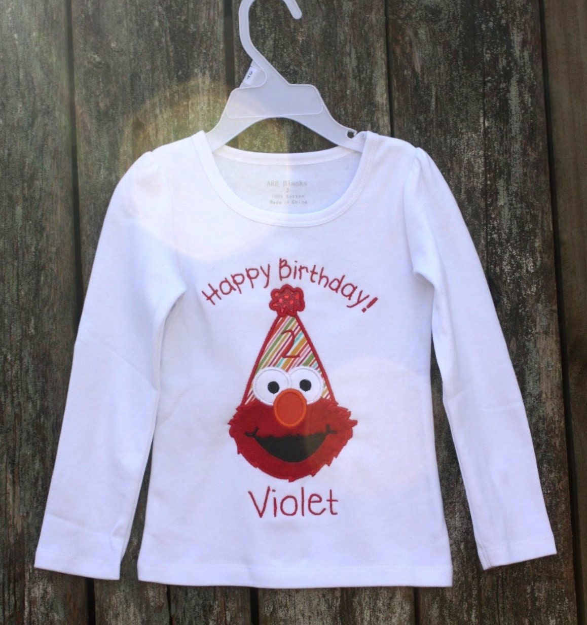 Elmo Birthday Shirt for Boys or Girls