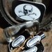 PIRATE PLUNDER  Lip Balm Sample Tins, 3 full size lip balms, coconut, banana, peach