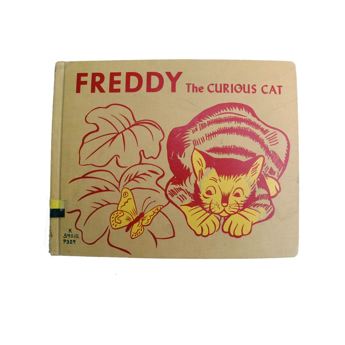 Freddy the Curious Cat 1958 First Edition Grace Paull Hardcover