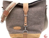 Swiss Blanket Tote // Upcycled and Handmade by peace4you - Model pauline-2020