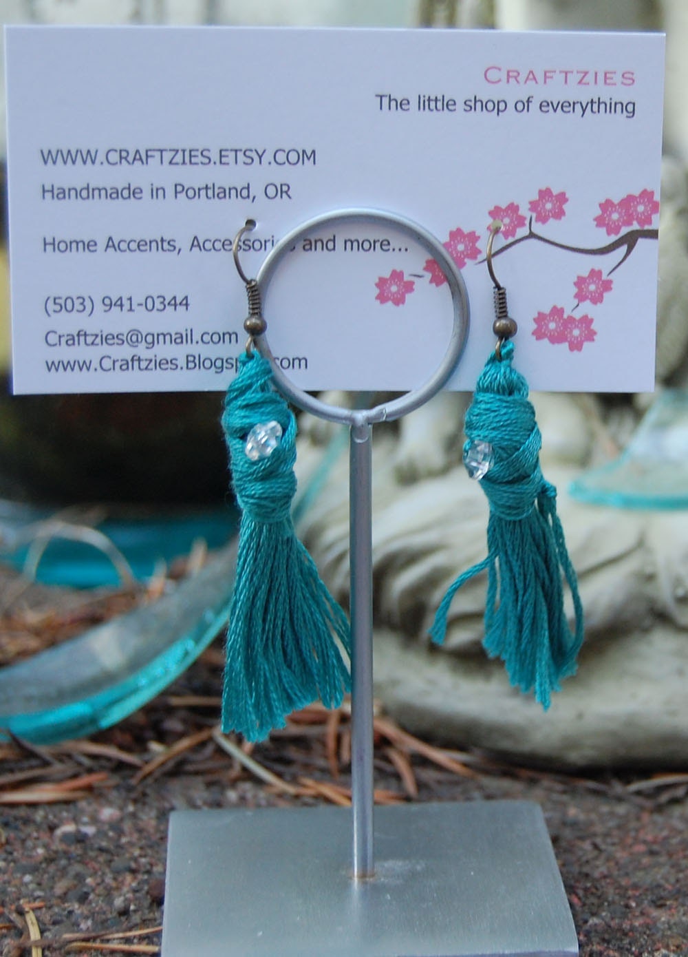 Holly Go Lightly Breakfast at Tiffanys Inspired Tassle Earrings