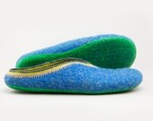 Amazonia " Felted wool slippers Handmade To Order