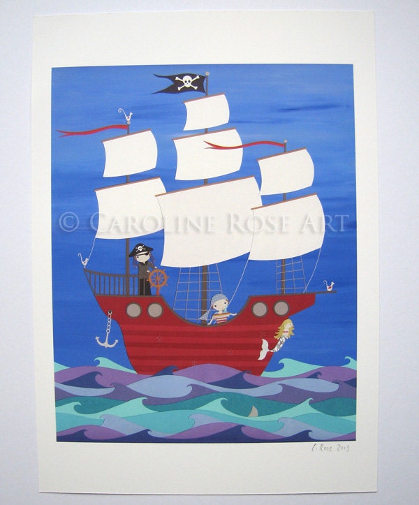 They Sailed the High Seas - Fine Art Print