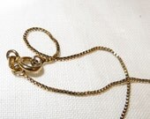 20 Inch Box Sterling Silver Link Chain Necklace FFF