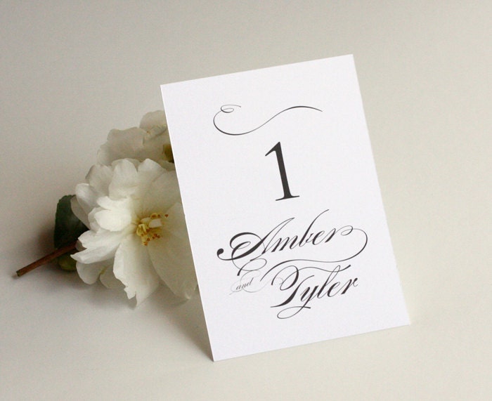 Printable Table Numbers