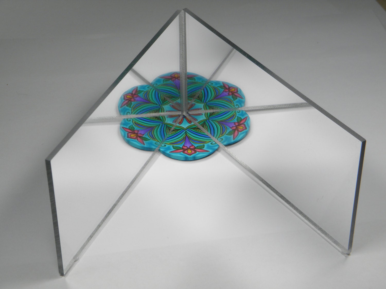 Kaleidoscope Design Acrylic Mirrors- Inspiration Tool for Polymer Clay Artists and Quilters