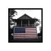 Patriotic Decor Americana photography Small Town USA black and white photography, Memorial Day Art