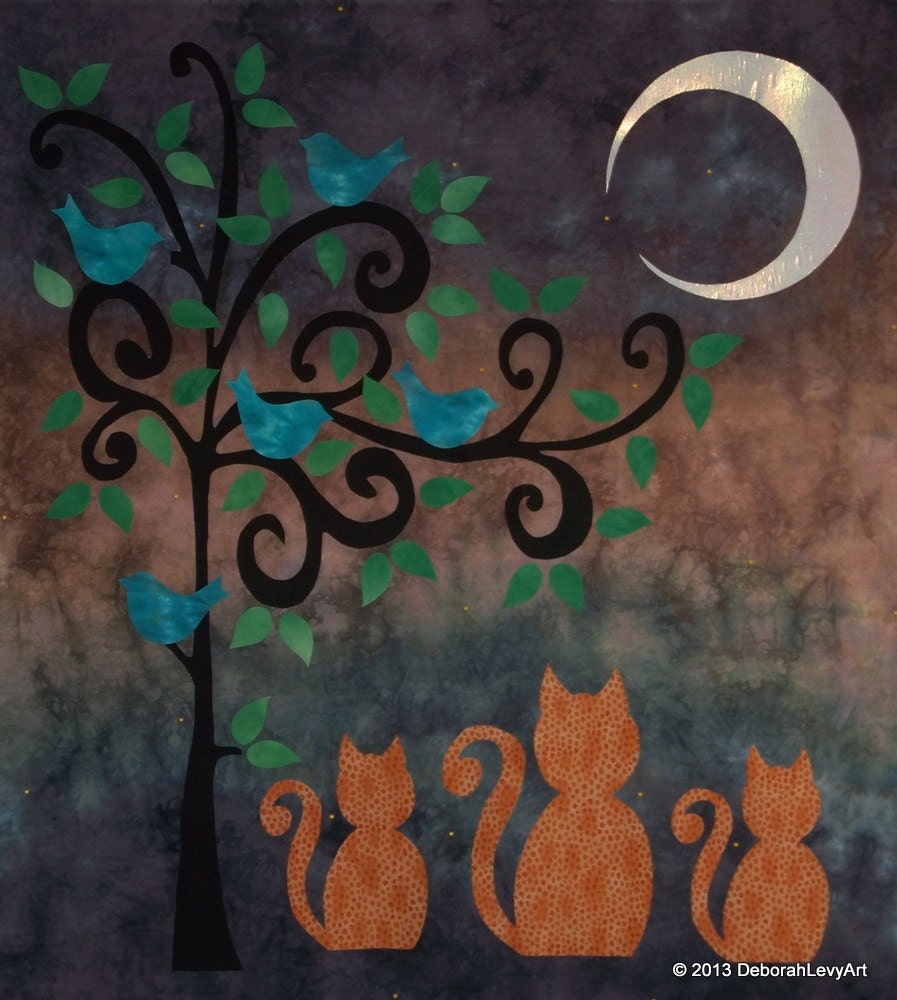 The Watchers Wall Hanging PATTERN and GRADIENT Only Quilt Kit