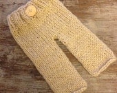 Baby girl, baby boy, knit pants, newborn knitted pants, baby knit pants, photo prop, MADE TO ORDER