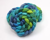 Merino Wool/ Silk Roving - Handpainted Fiber for Spinning or Felting