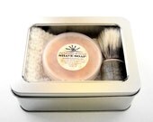 Father's Day Gift Set / Handmade Soap Man Shaving Kit / Shaving Cream Soap / Shave For DAD / Groomsmen Gift Men's