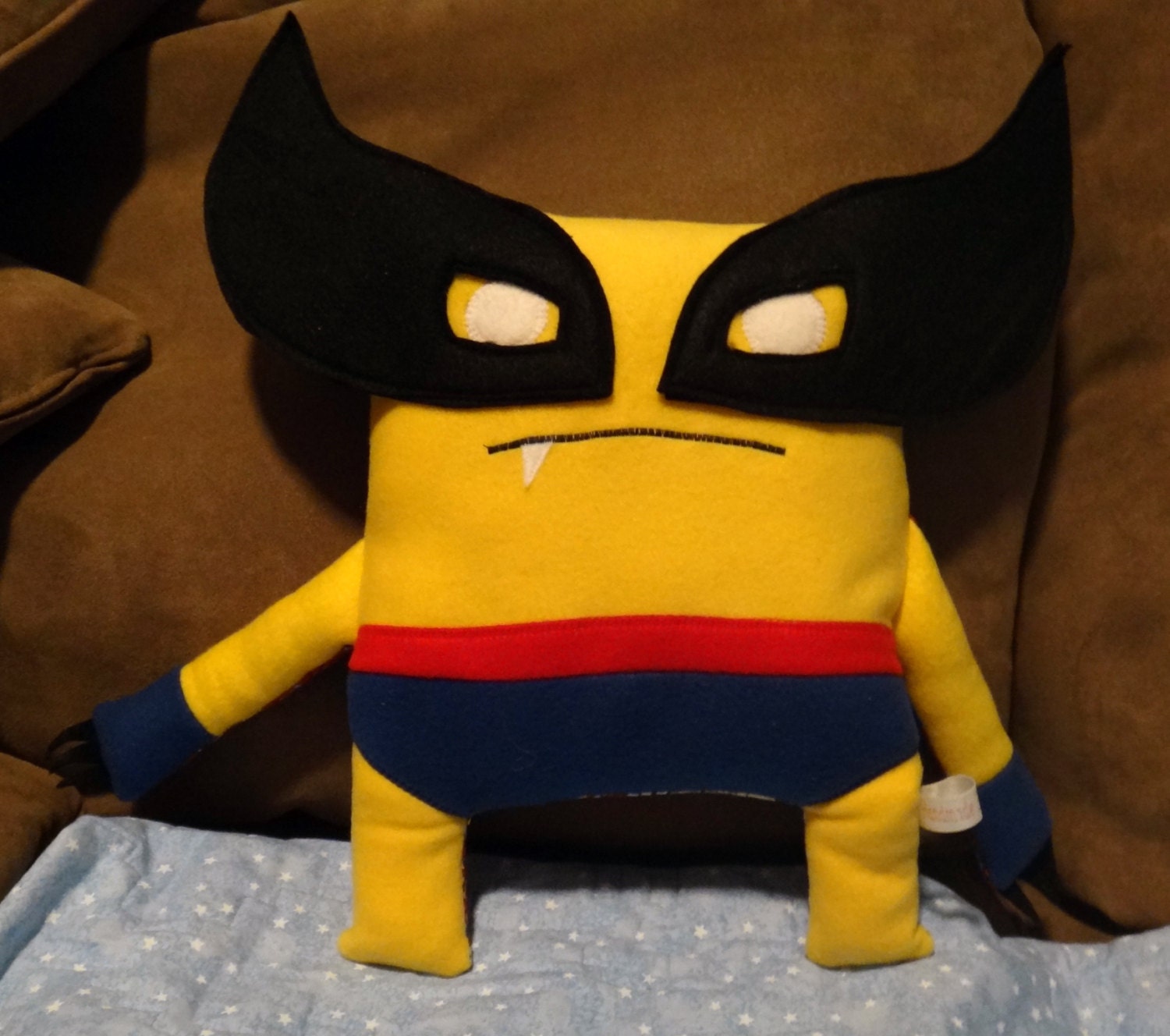 Wolverine Super Hero Plush Monster - Made to Order