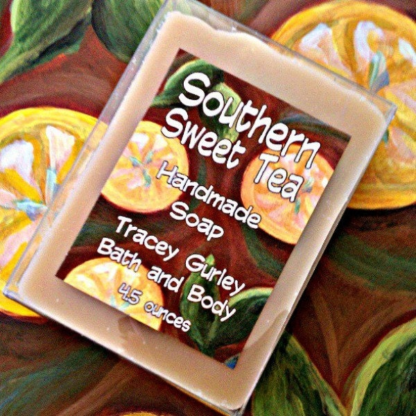 Vegan Handmade Soap - Southern Sweet Tea, Southern Soap, Tea Soap