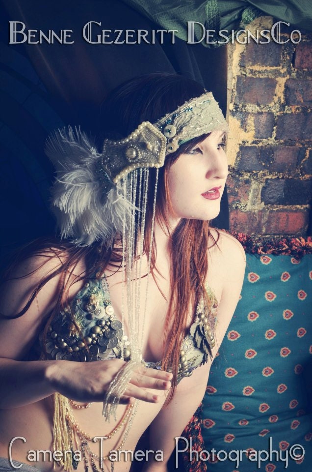 Nymphs Antiquity  Tribal Fusion Head dress SALe