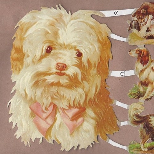 Vintage Die Cut Sheets - Dogs