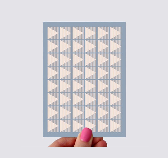 Triangle Screens Print Greeting Card