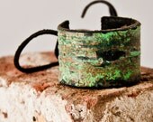 Nature in the Spring / Eco Friendly Bracelet, Upcycled Jewelry, Recycled, Repurposed, Reclaimed, OOAK - DISCOUNT
