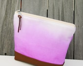 Ombre Clutch - Graduate, Bridesmaid, Wedding, Travel Bag, Cosmetic Bag