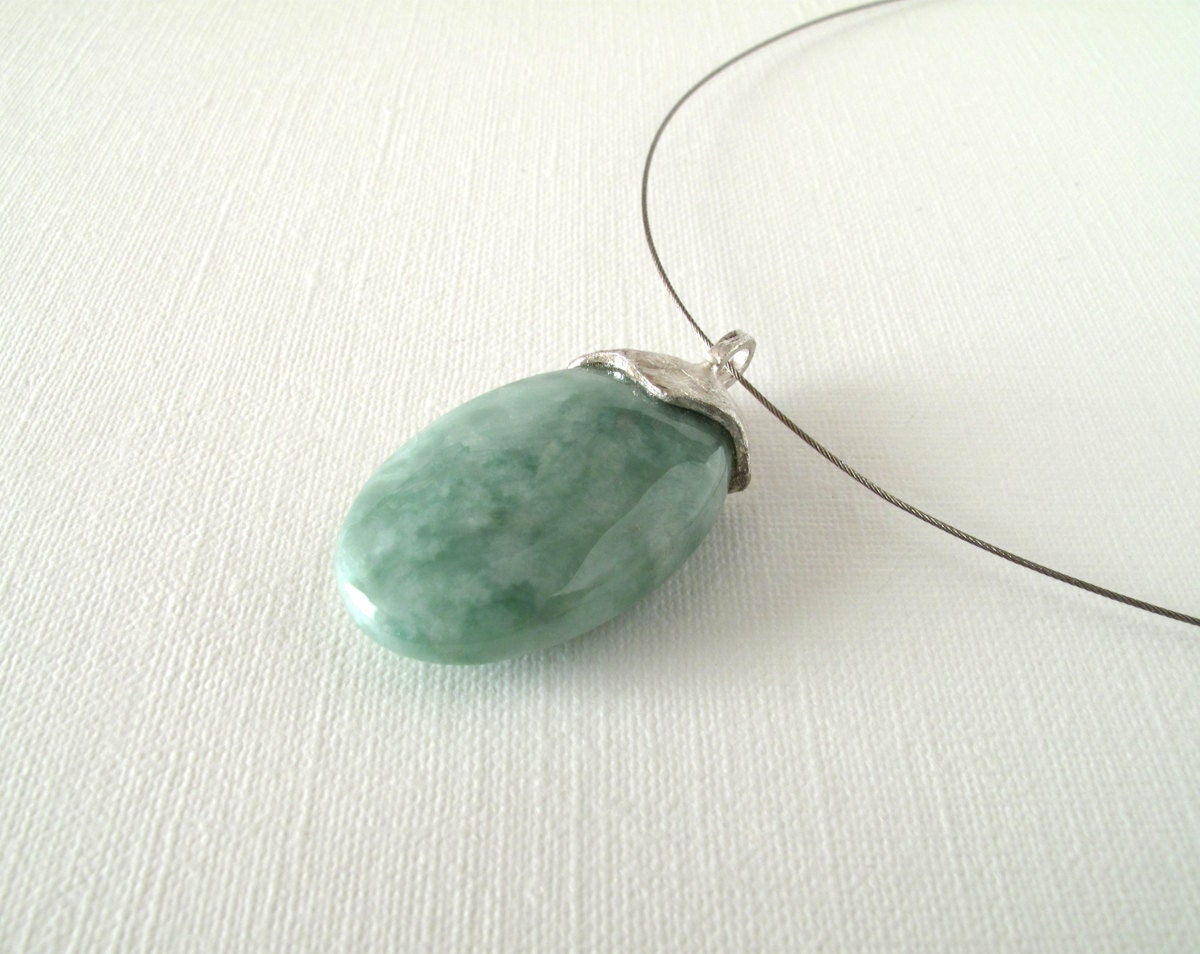 Moss Jade Pendant