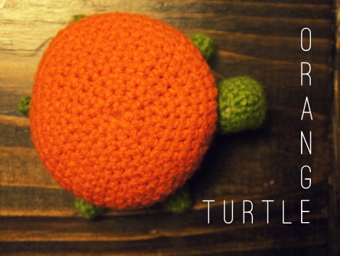 Amigurumi Turtle, Crocheted Plush Toy.