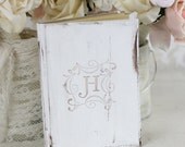 Bridal Shower Rustic Guest Book Shabby Chic Wedding Decor Personalized Custom (Item Number 140000)