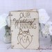 Personalized Rustic Wedding Planning Book Scrapbook Keepsake Bridal Shower Gift  (Item Number 130065)
