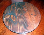Custom Made 11 Inch Diameter Antiqued and Stained Trivets