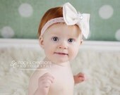 Baby headband - Infant headband - Flower headband - Newborn headband -Little girl headband- Baby girl headband - Baby bow headband
