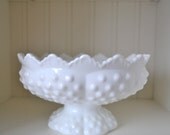 Fenton White Milk Glass Candle Holder/Bowl