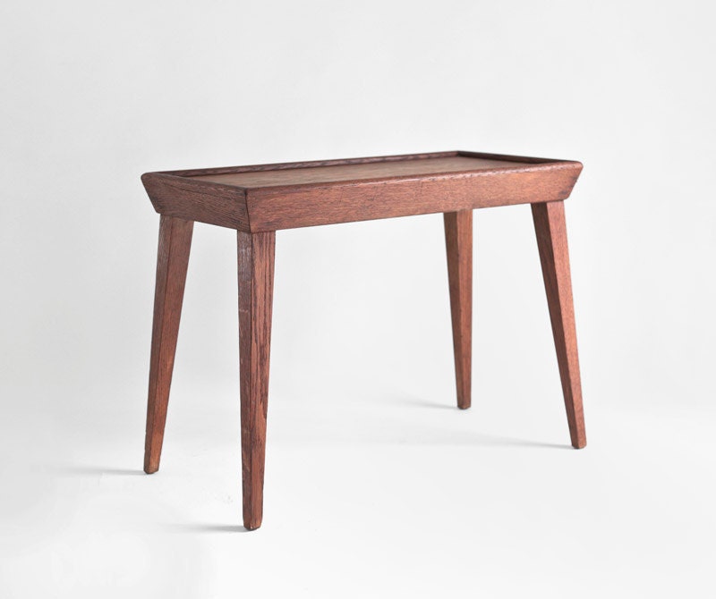 Mid Century Solid Wood Coffee Table - Side Table, Modern, Retro