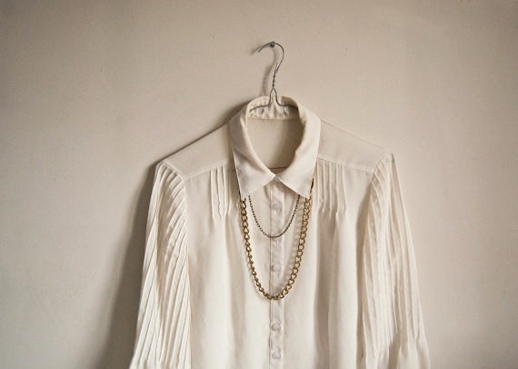 CANVAS - salvaged vintage fabric and mixed chain necklace