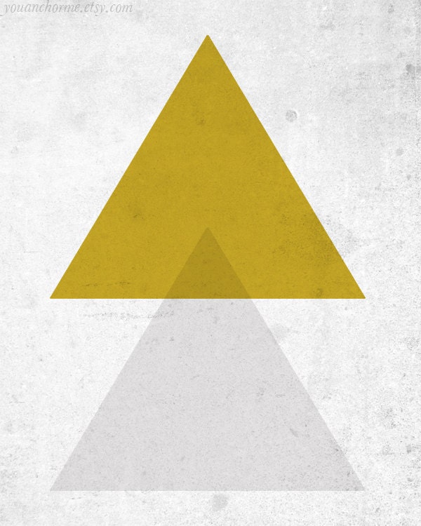 Triangles - 8 x 10 Print