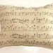 Musical Notes Pillow