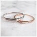 Thin Bateau Ring- 14k