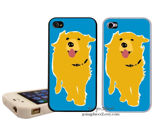 Golden Retriever iPhone Case  fits iphone 5,  4 and 4s