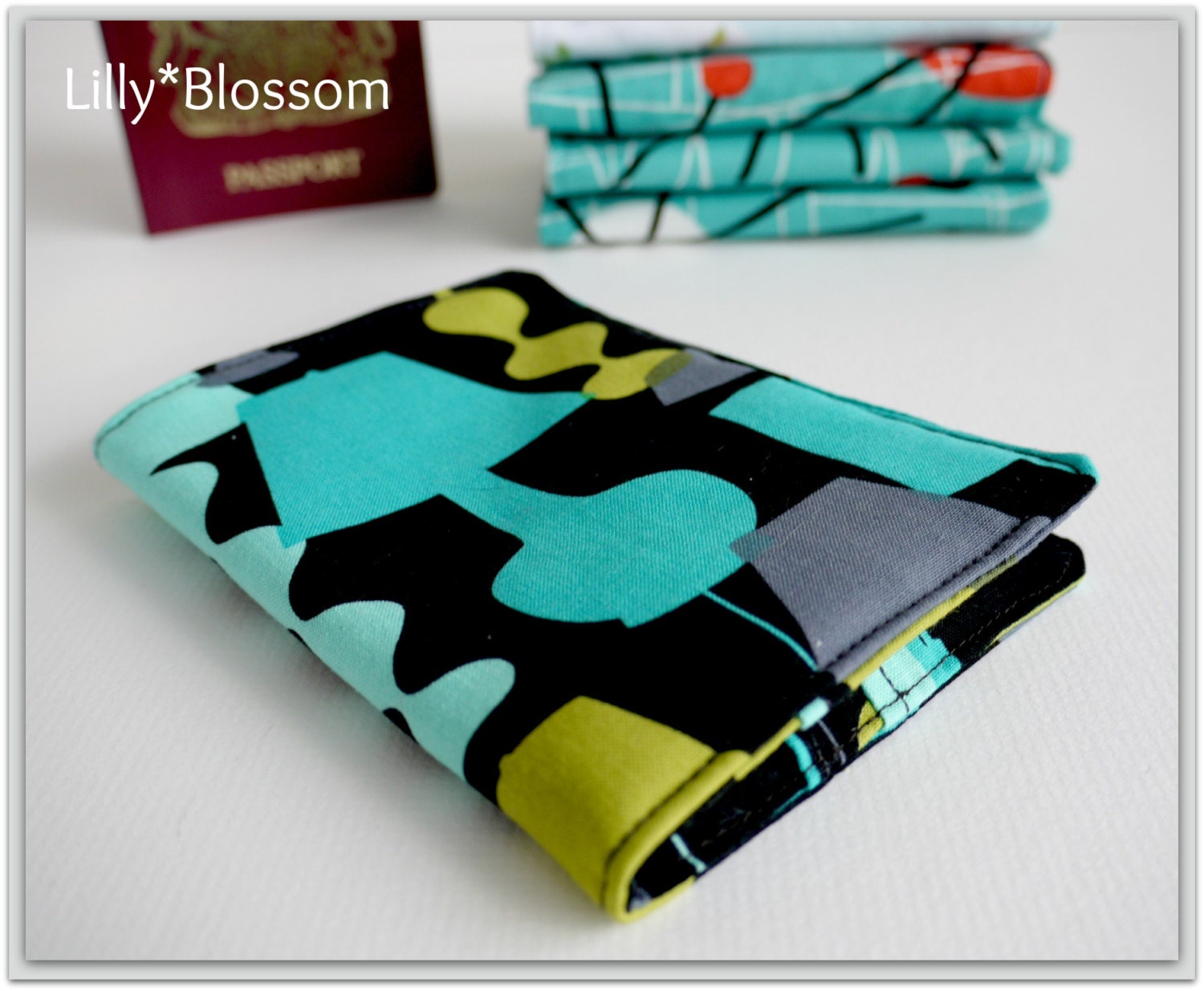 PDF Sewing Guide Passport Holder with inside pocket