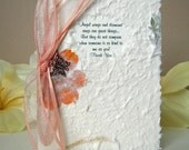 Thank You Card with KeepsakeButterfly Charm