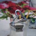 Steampunk Key Heart Ring, Vintage Style Skeleton Key, Sterling Silver Finish, You Choose Light Oxidation Or Shine