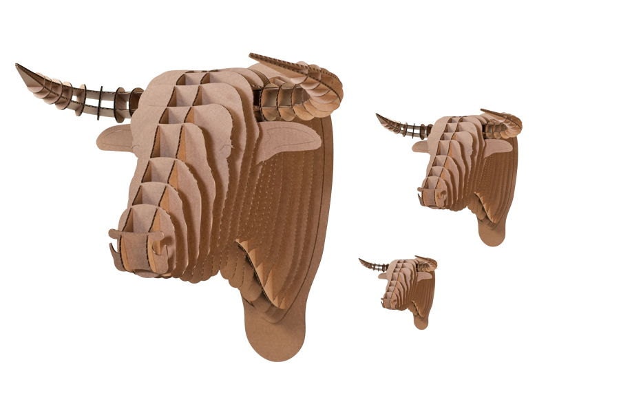 Toro - Large Bull Trophy - White or Brown