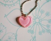 Ruffled Heart Necklace