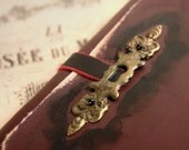 Fur Elise - Leather Journal in Vintage Style -  Mystery Journal, Notebook, Secret Key Diary, Sketchbook