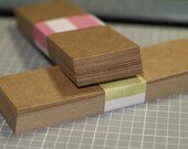 Krafty Bookmarks ... Blanks . Chipboard . Lightweight . Smooth . Recycled . Cardstock . 50 Pieces . DIY . Art Supplies . 1.5" x 5"