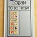 CHORE CHART COMBINATION - Set includes Chore Chart & Basic Magnet Set of 12