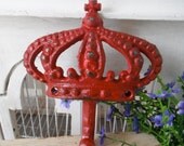 rustic farmhouse hook kitchen towel holder chic shabby French country paris apartment cottage chic coat hanger tiarared jewelry holder crown
